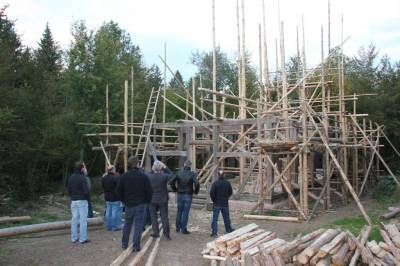 Die beeindruckenden Gerstarbeiten an der Notkirche